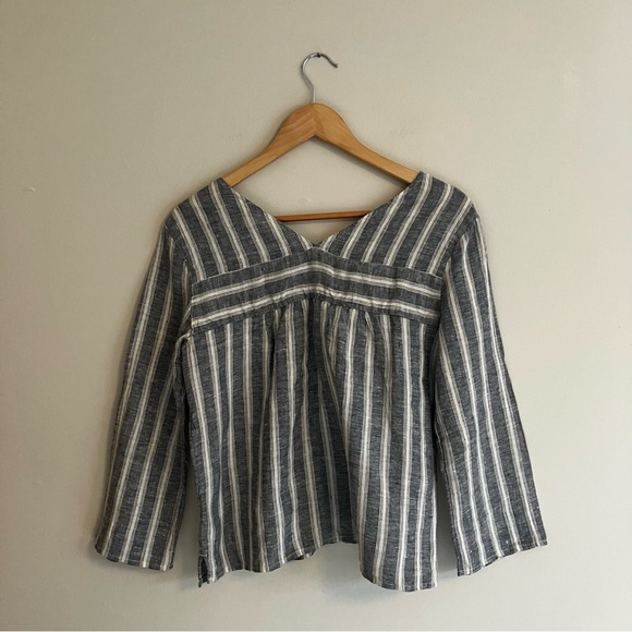 100% Linen Christian Soriano Blouse - Picture 2 of 8